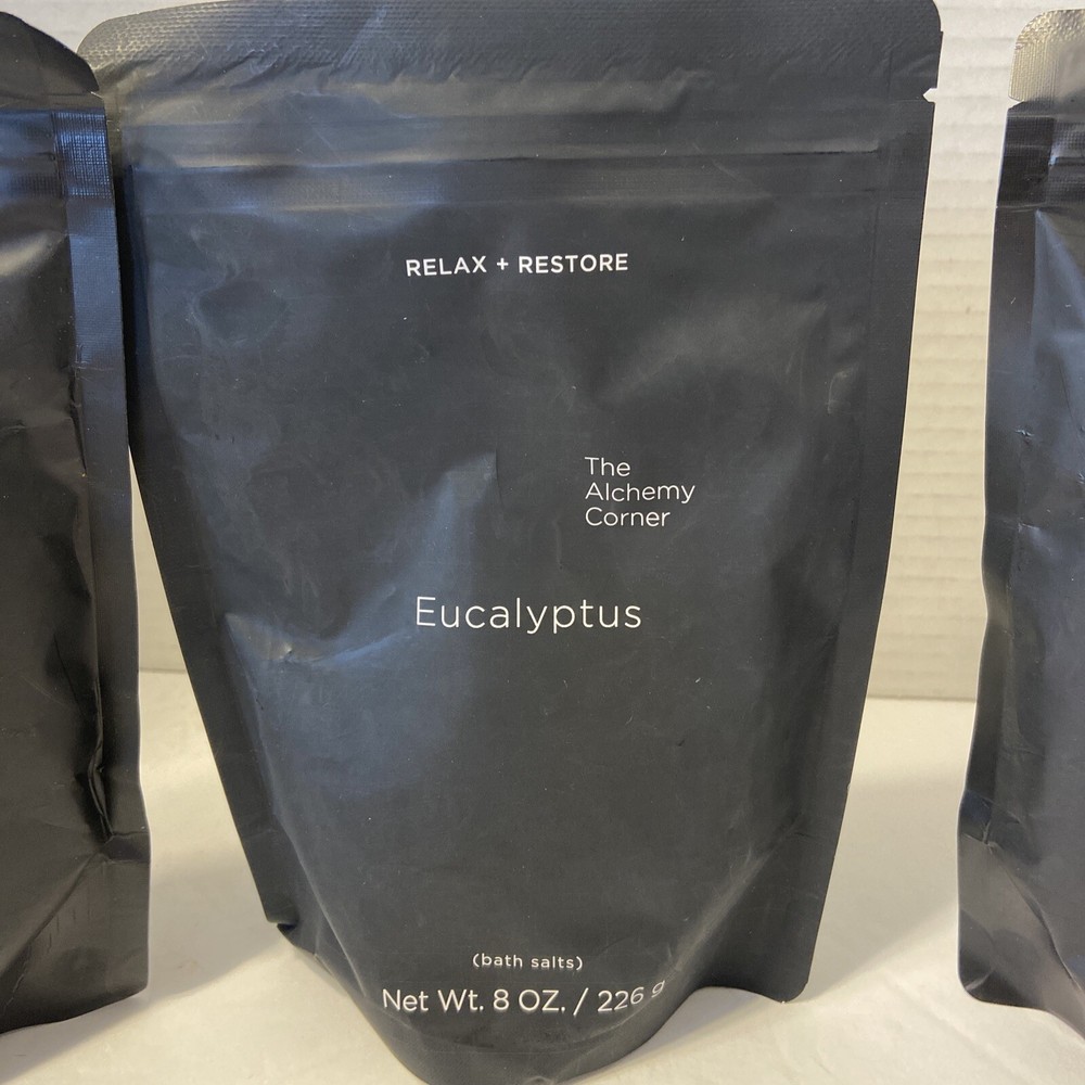 Express Alchemy Corner Relax + Restore Eucalyptus Rose Lavender Bath Salts + 🧴