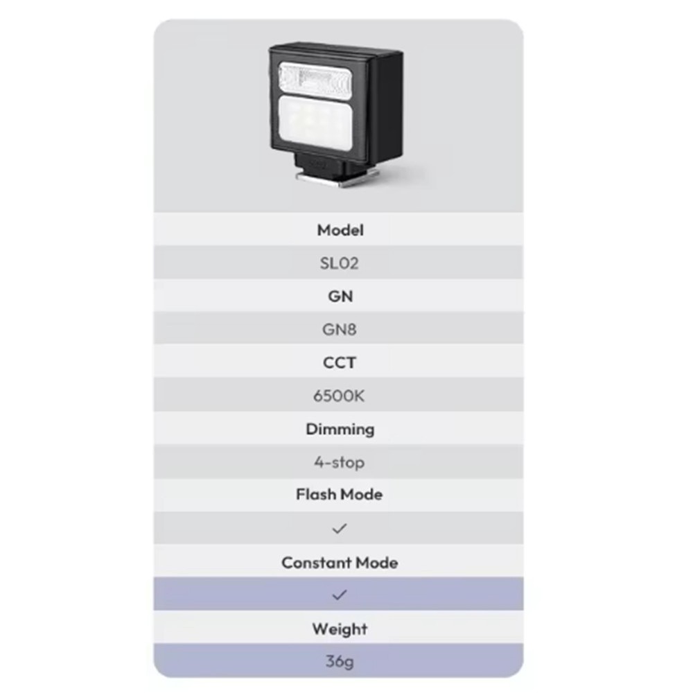 SL02 Camera Flash Light Flash Light Flash Light Z7F57016