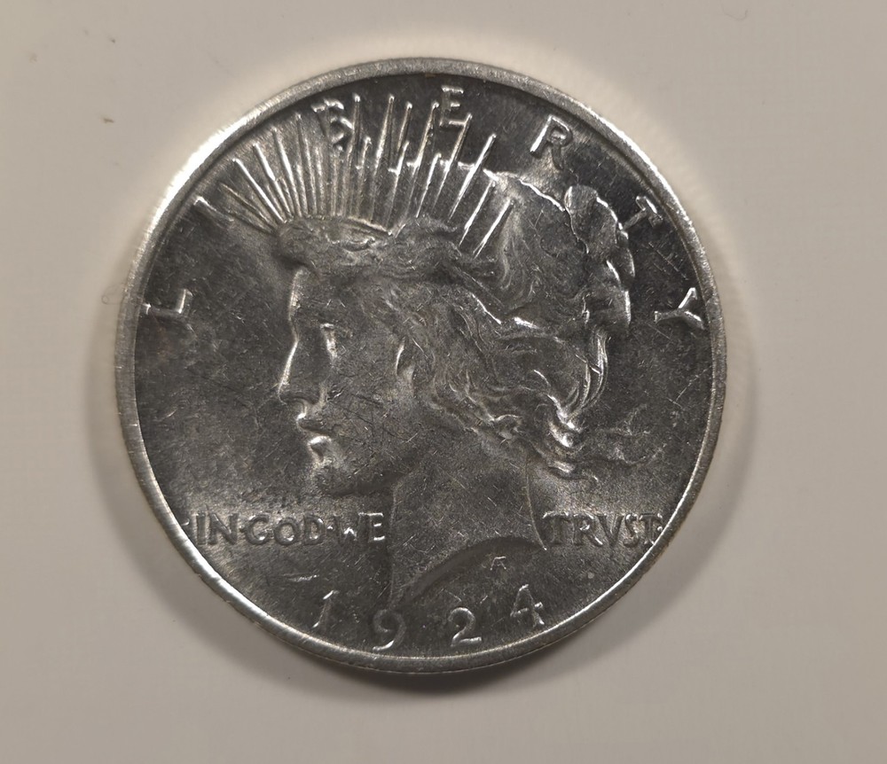 1924S Peace SILVER Dollar $1 BU Unc Uncirculated