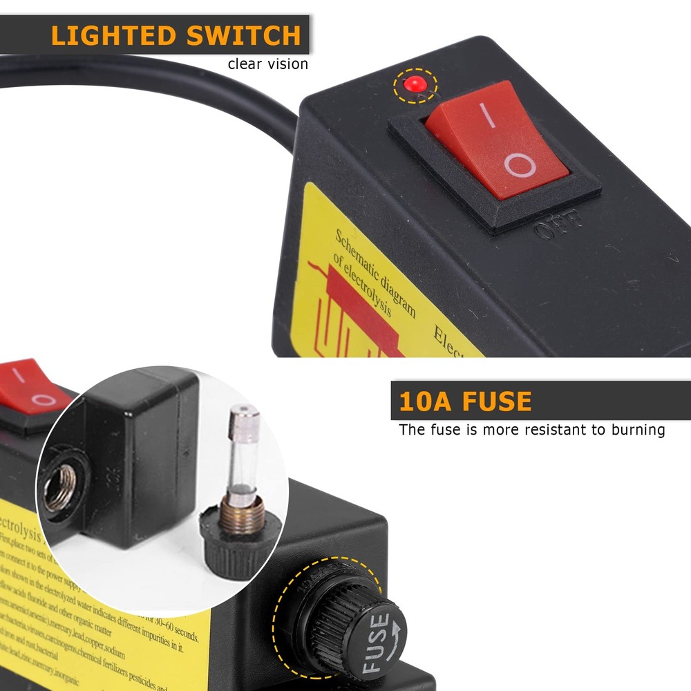 Consfly Water Electrolyzer Quick Quality Tester Purity Black