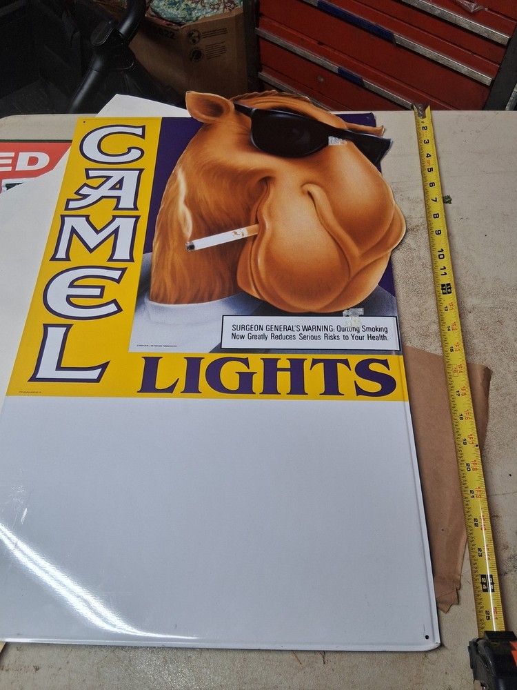 camel lights sign
