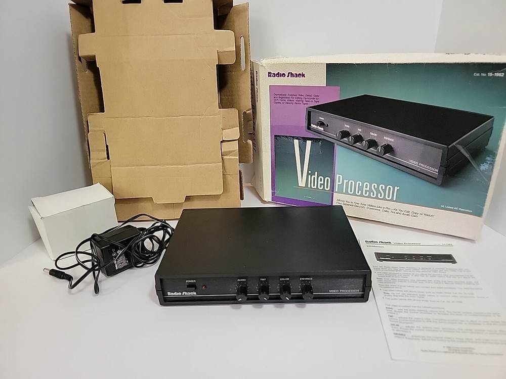 Vintage Radio Shack Video Processor 15-1962 Tested