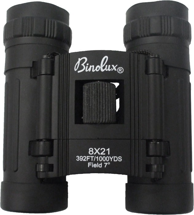Black 8 x 21MM Compact Military Binoculars