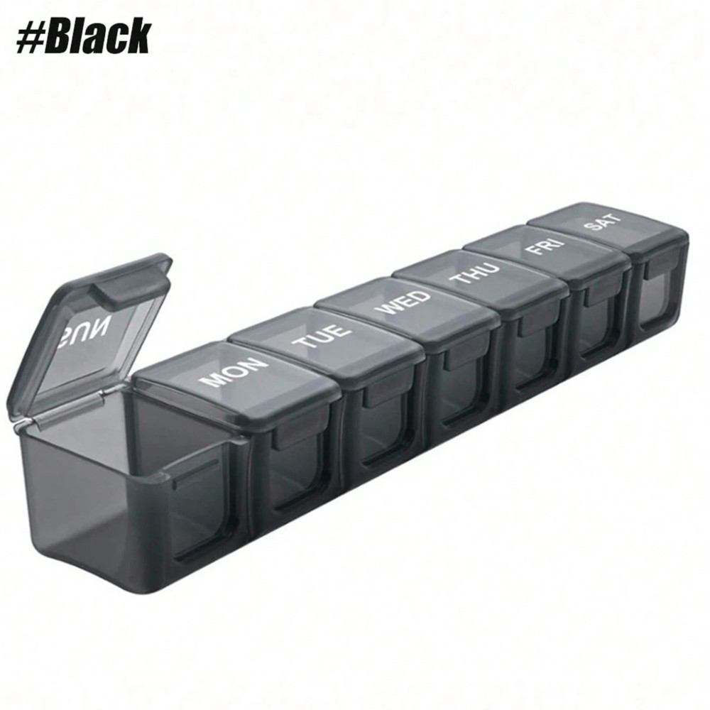 XL Weekly Pill Organizer 7 Day Large Pill Box Extra Large Medication Holder