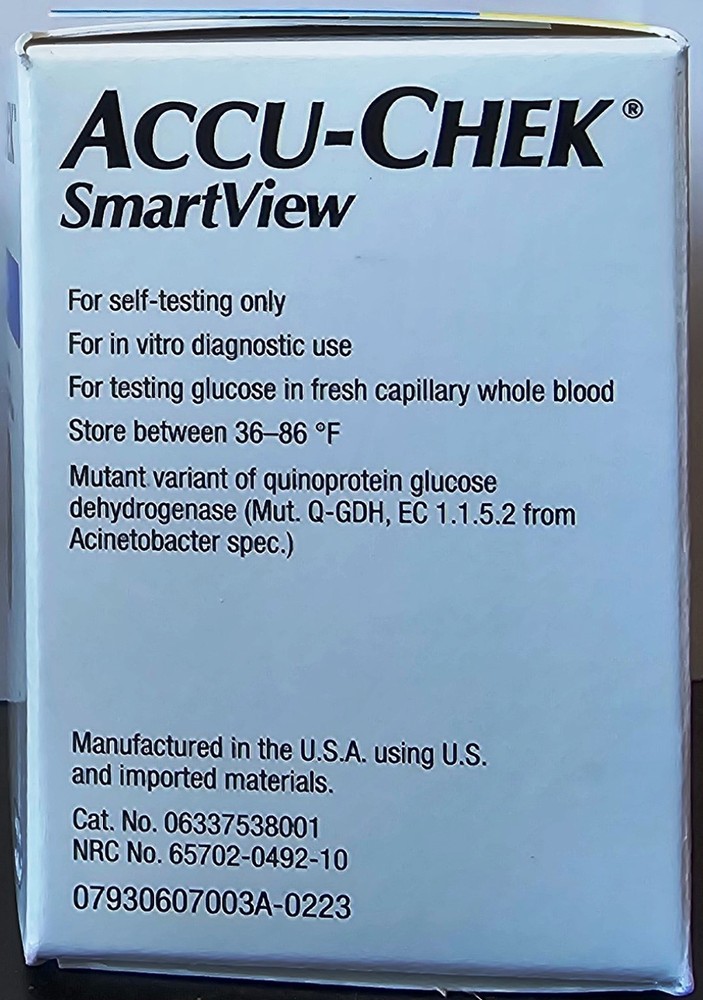 ACCU-CHEK Smartview 50 Diabetic Test Strips.........