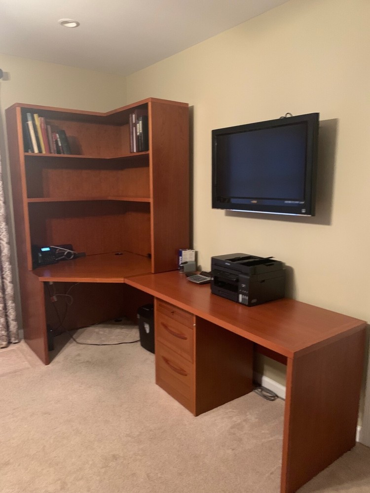 Maurice Villency Custom Corner Desk with Top