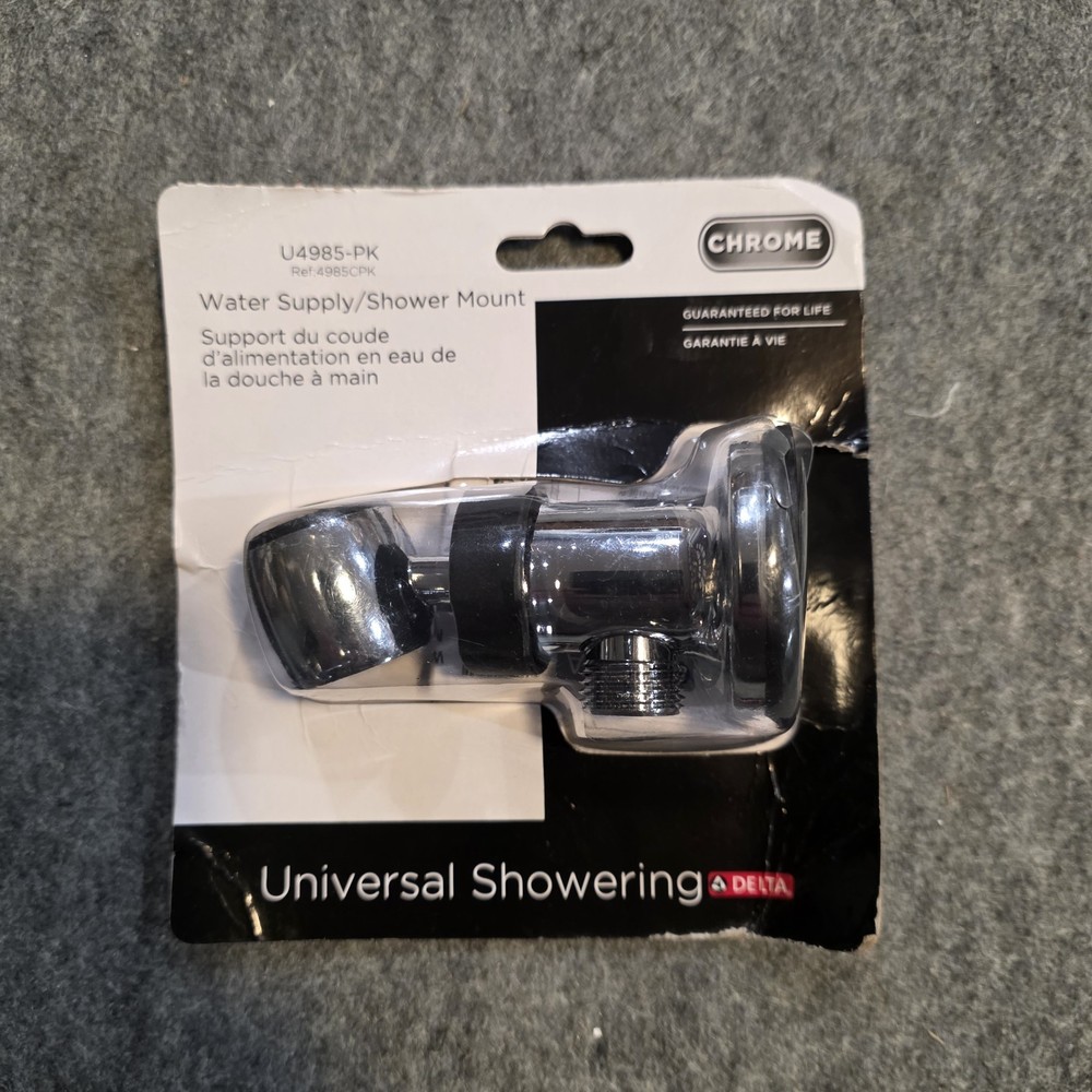 Delta Faucet U4985-PK Wall Supply Elbow Mount Chrome Universal