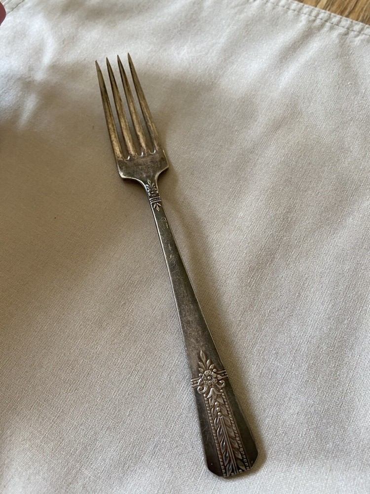 Vintage Vernon Silver Plate 1939 Romford Flatware DINNER FORK 7 1/2” Replacement