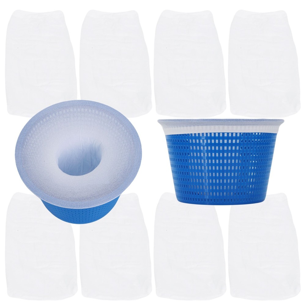 Pool Skimmer Socks for Pool Filter Baskets 30 Pack
