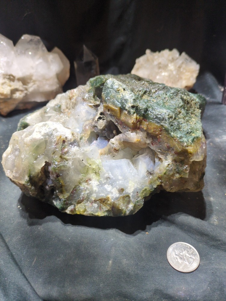 Moss Agate Multicolored w/ Opalization & Moss Inclusions Specimen (11lbs 4oz)