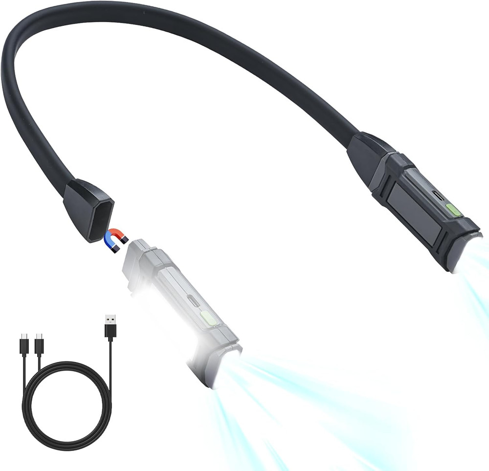 Durapower Neck Light Machine, Led Neck Light for Reading, Detachable Flexible ar