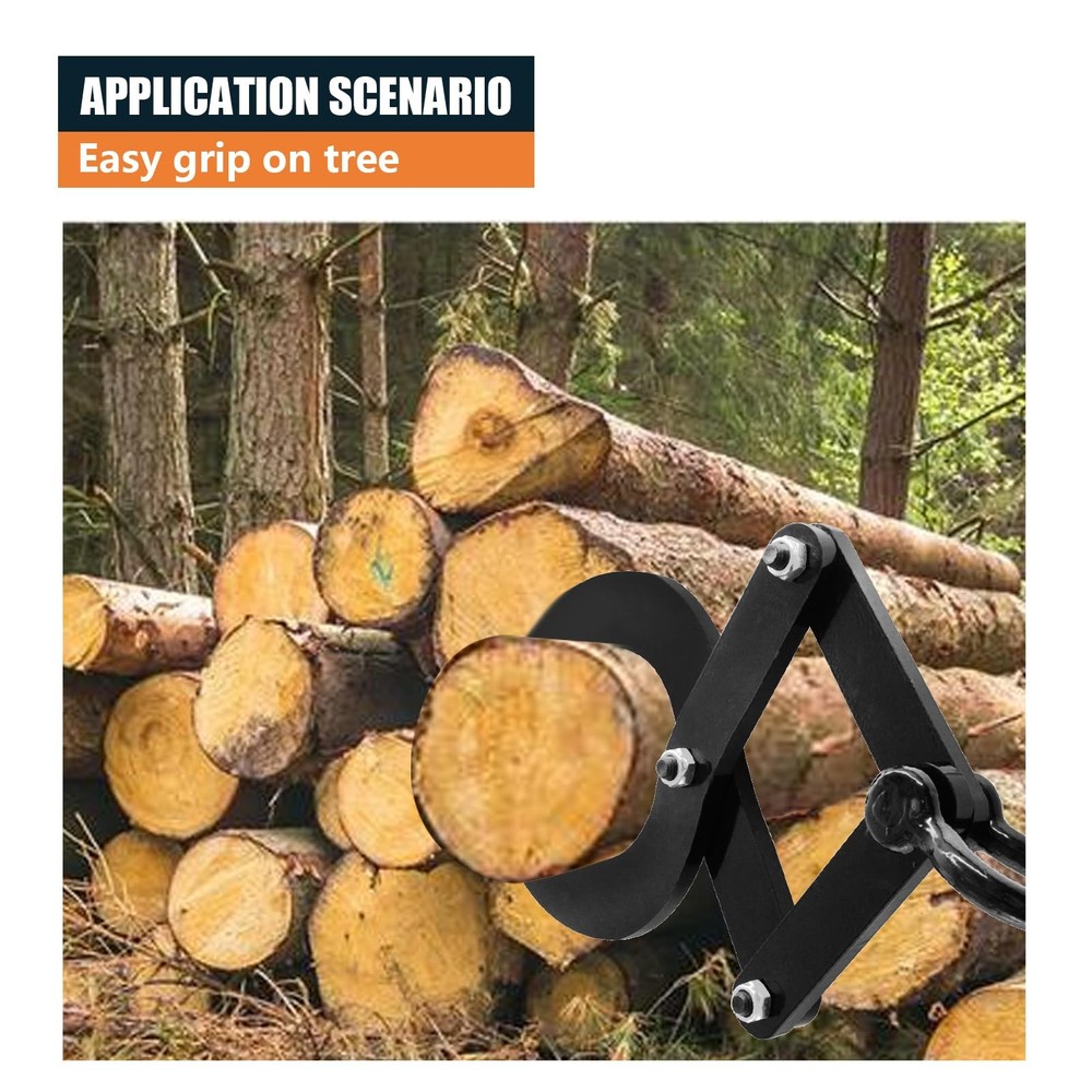 Pallet Puller Clamp 6000lbs Tree Tool, Stump 6000lbs, Black