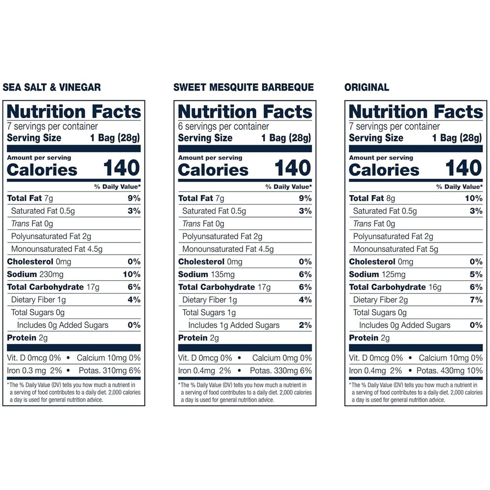 Variety Pack Chips, 20 Count 1 Oz