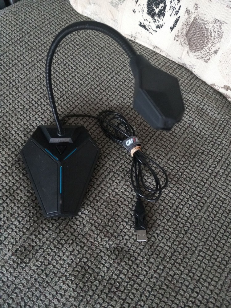 CMTECK G006 Series USB Desktop/Laptop Computer Condenser Microphone, Black