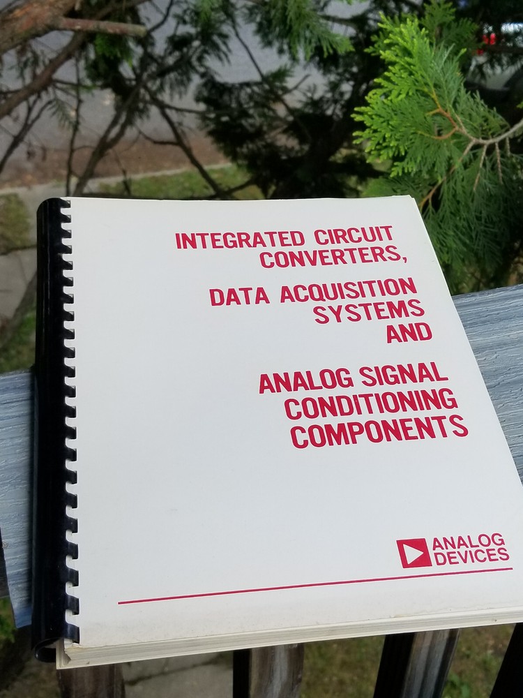 VINTAGE ELECTRONICS BOOK DATA AQUISITION SYSTEM ANALOG DEVICE INTEGRATED CIRCUIT