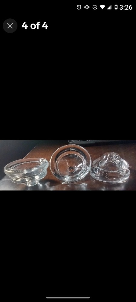 5 Single Hole Replacement Glass Bowl for Silicone Pipe(fits eyce spoon) Bulk