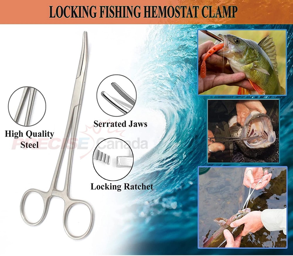 6-Piece Ultimate Hemostat Forceps Set, Fishing Plier Hobby, Electronics, Feeding