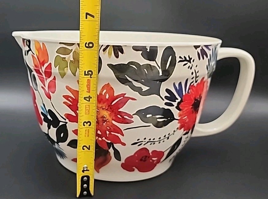 Melamine Mixing Bowl Set, 10 Piece Set, Spring Bouquet