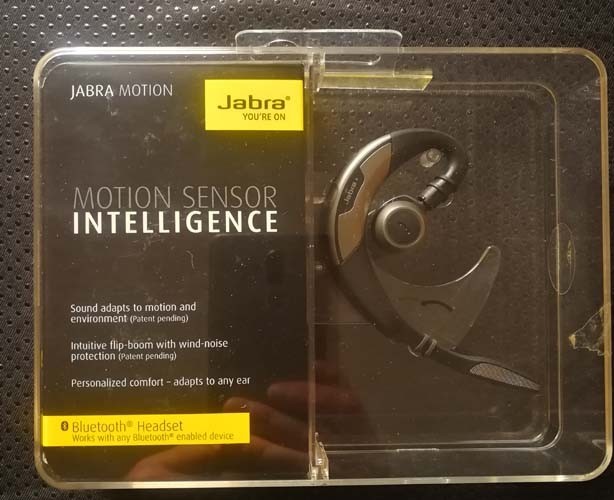 JABRA MOTION Sensor Intelligence Bluetooth Headset - NIB!