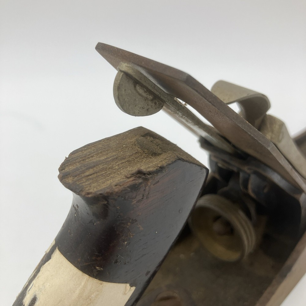 Stanley Bailey No. 5 Hand Plane Vintage Smooth Broken Handle