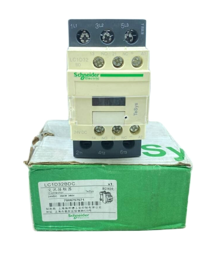 SCHNEIDER ELECTRIC LC1D32BDC CONTACTOR 24VDC