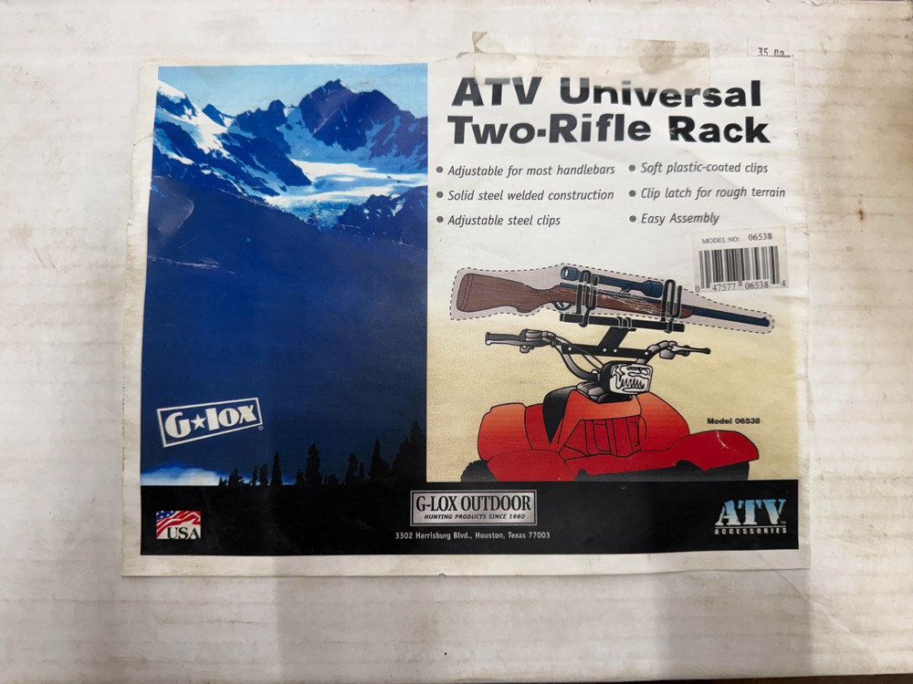 06538 ATV Universal Two-Rifle Rack