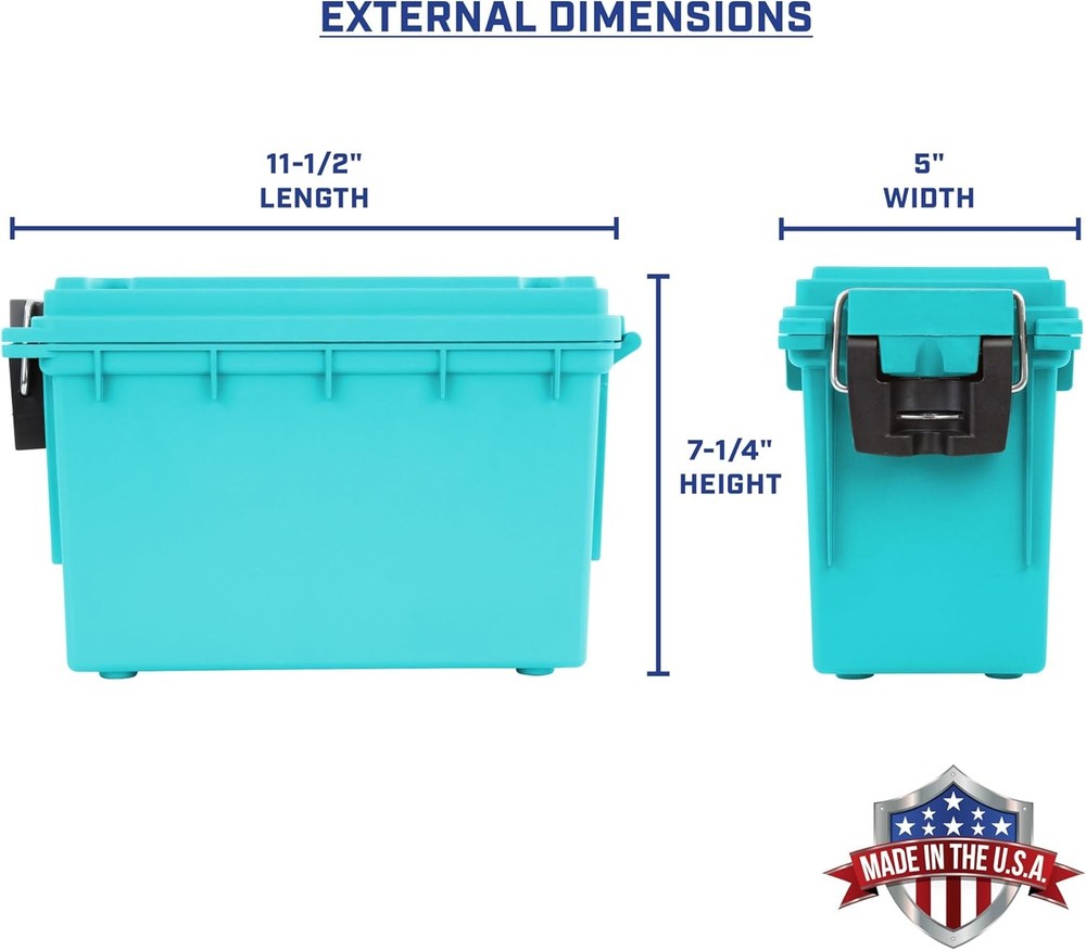 Sheffield Ammo Box Stackable .30 Cal Field Boxes Waterproof Dustproof Storage