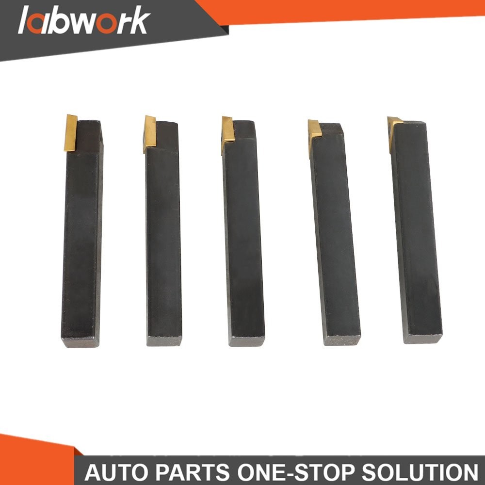Labwork 5Pcs 1/2 Inch Indexable Carbide Insert Turning Tooling Bit Holder Set