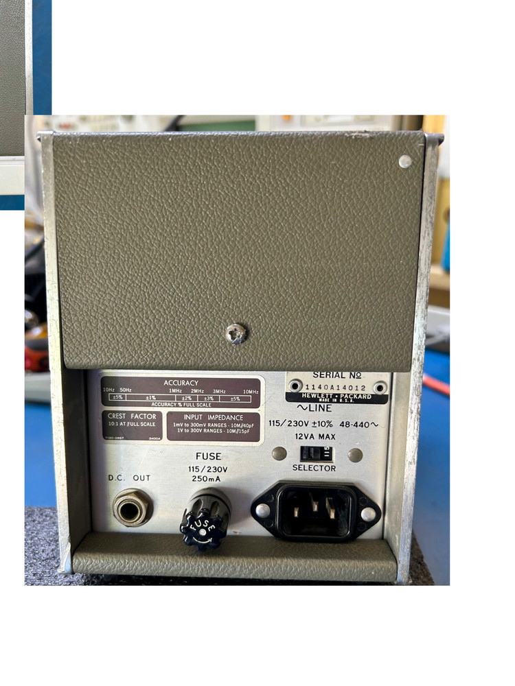 HP 3400A RMS Voltmeter | Refurbished | Calibrated