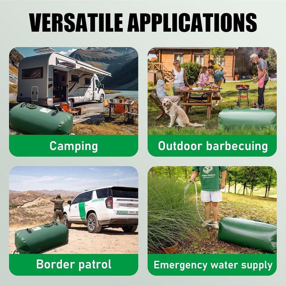 Drinking Water Storage Container,Portable Water Storage Bladder, RV Foldable Wat