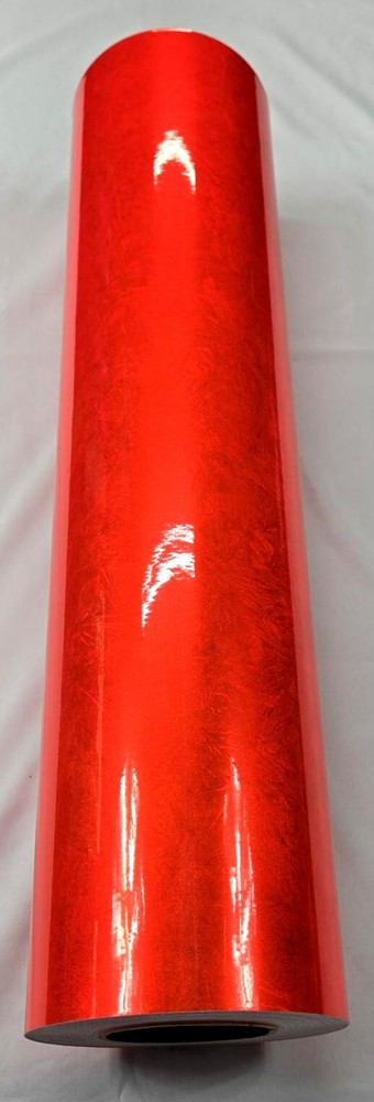 Fluorescent Red Galvanized Sign Vinyl Plotter Cutter 24" x 10 ft