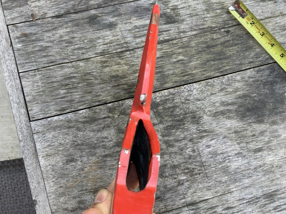 Vintage Large Broad Head Hewing Axe 6.5lbs