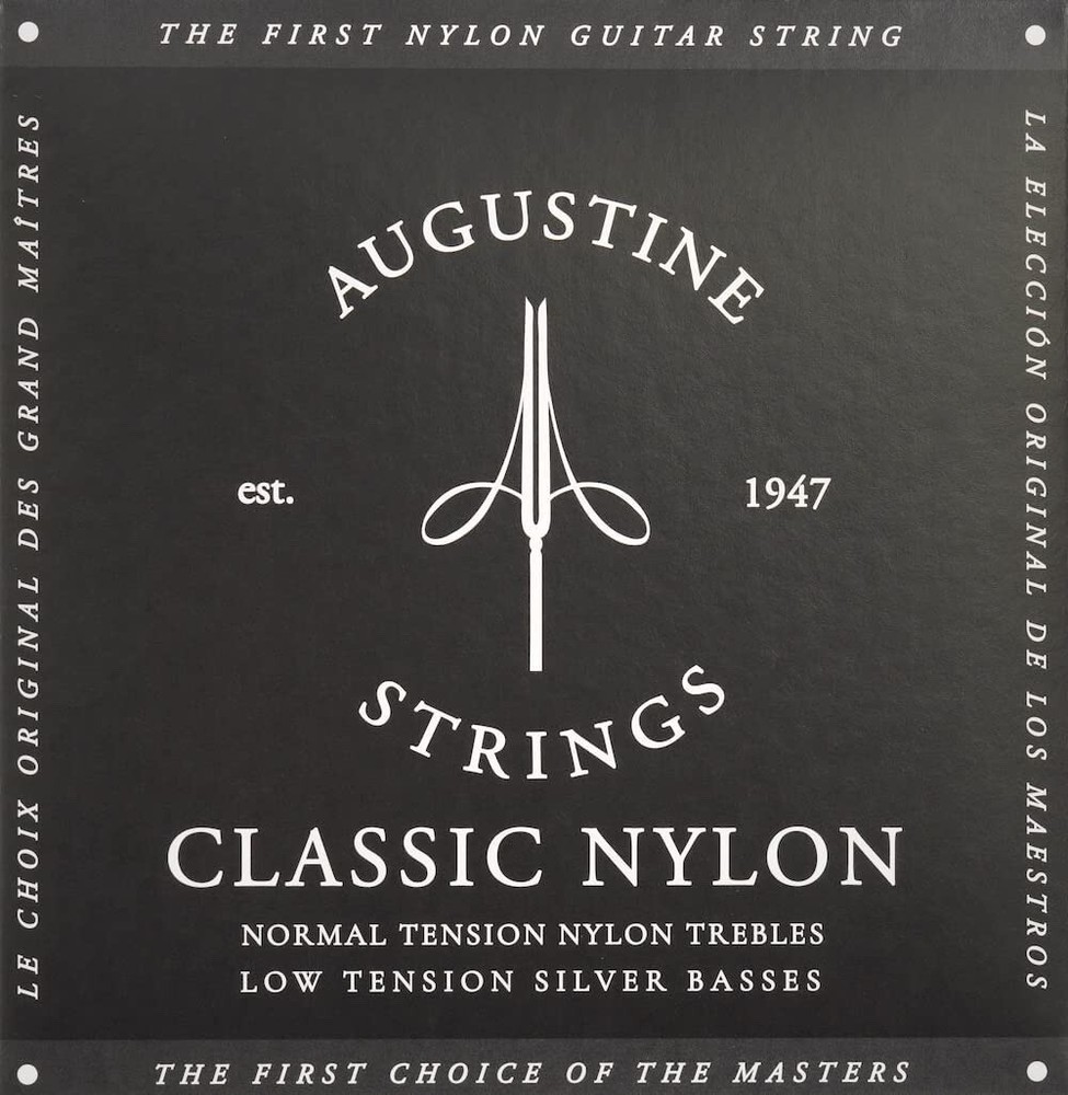 AA Augustine Low Tension Classical Guitar Strings (3-Pack) Black