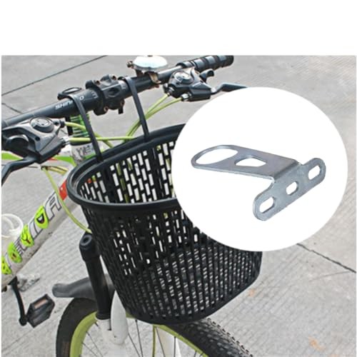 Bicycle Basket Support Bracket for Bicycle, 2 Pcs Frame Bicycle Basket Front