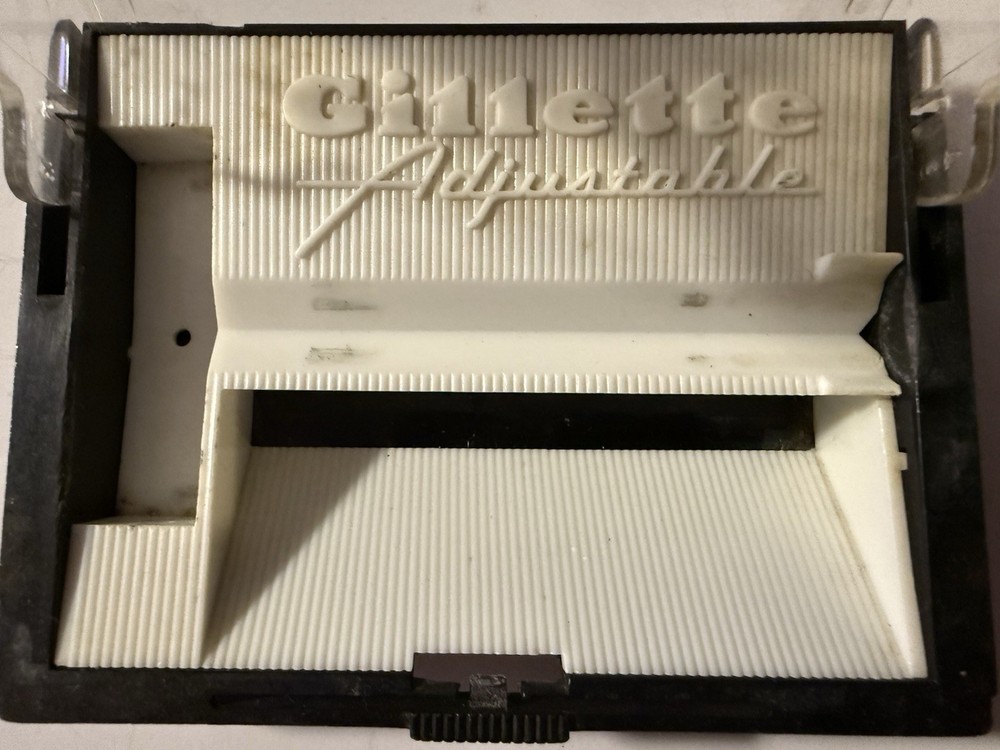 Vintage Gillette Adjustable Hard Plastic Case Only The Case