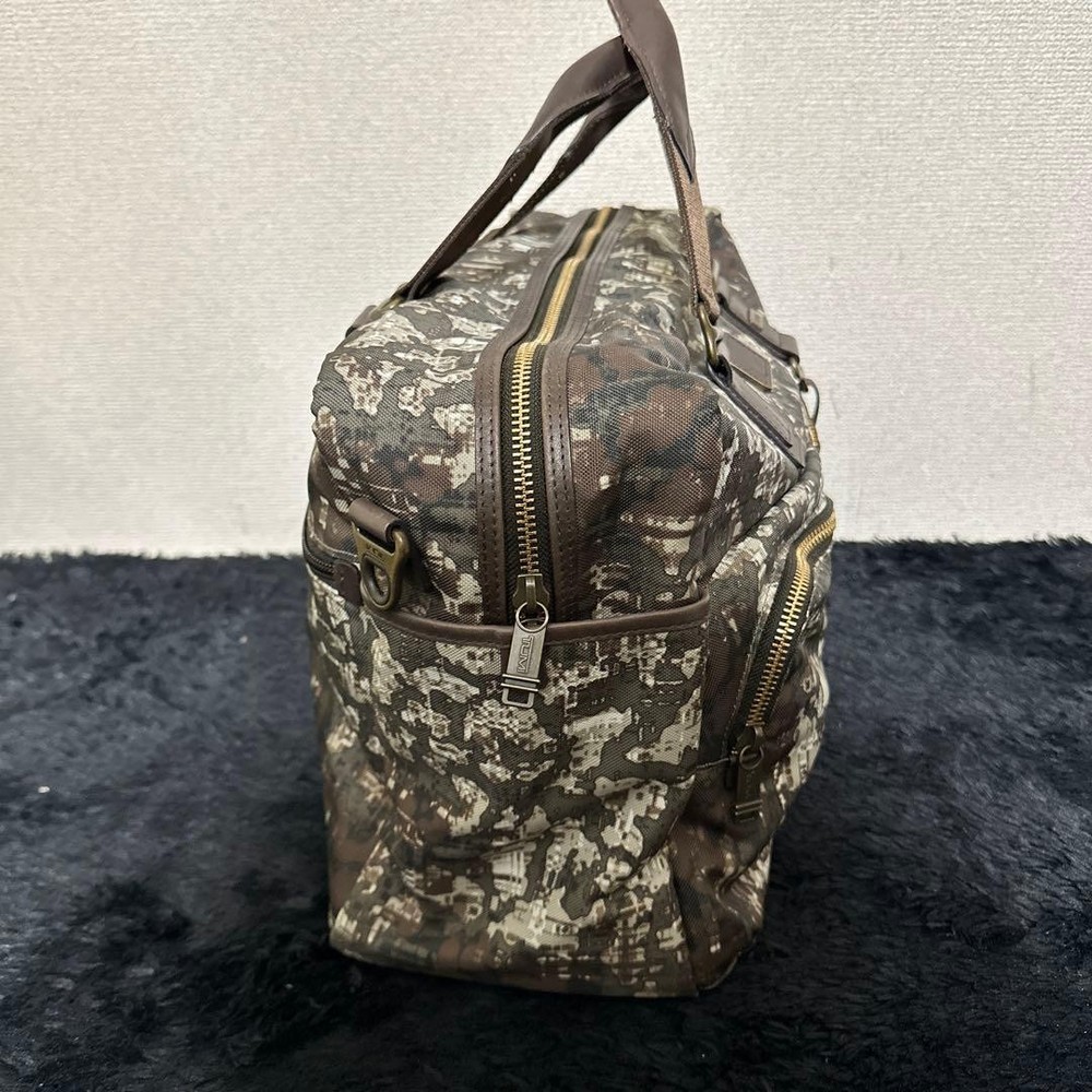 TUMI ALPHA BRAVO Tote Bag Camouflage Pattern Genuine Used