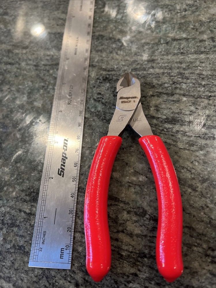 Snap On 85acf 5" vector edge diagonal cutter red
