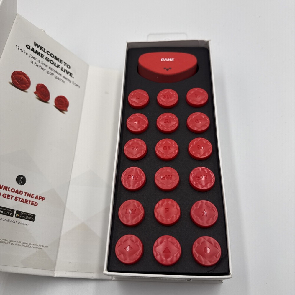 Game Golf Live GPS Shot Digital Tracking System BlueTooth Enabled Tracker