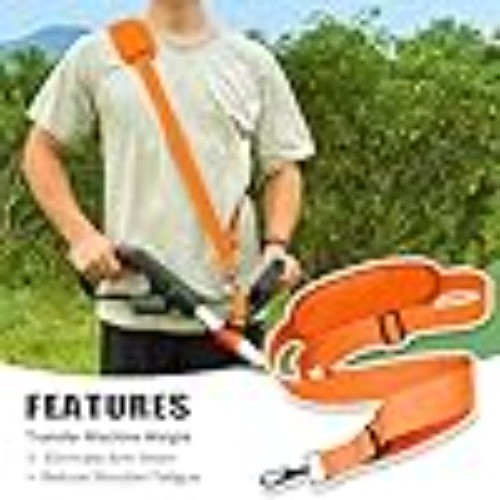 Heavy-Duty Shoulder Trimmer Tool Strap & Cut-Resistant Gloves Set Adjustable