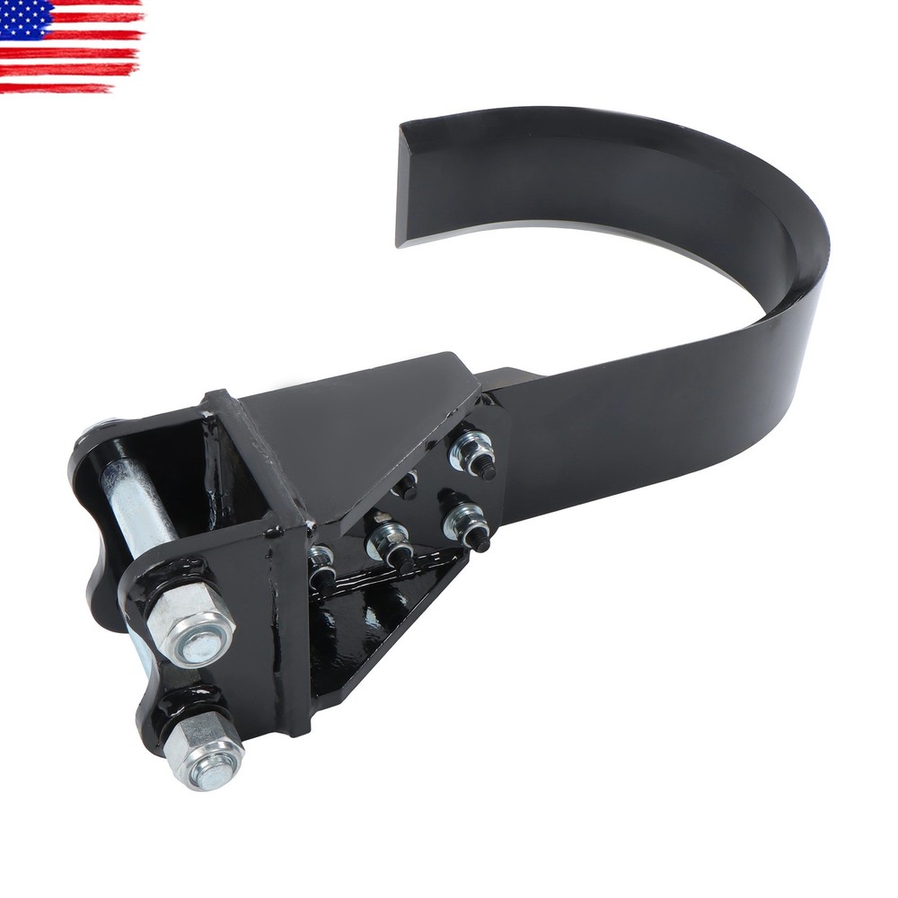 Black 370mm Tree Digging Blade Root Cutting Tool For Mini Excavator Root Planer