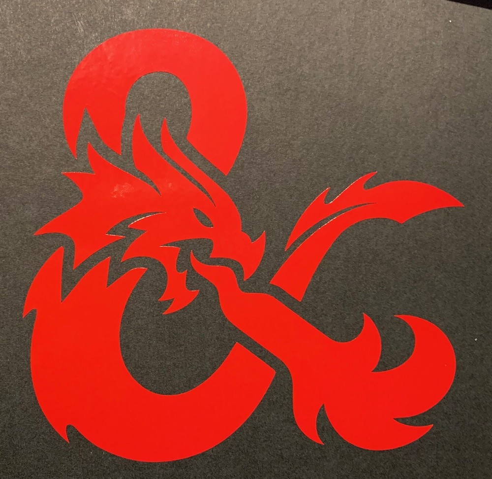 Dungeons & Dragons D&D Logo Car Decal