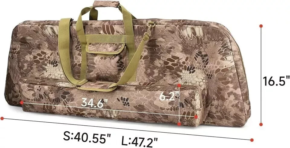 Compound Bow Case Soft Bow Case Compound Bow Carry Bag with Arrow Pocket