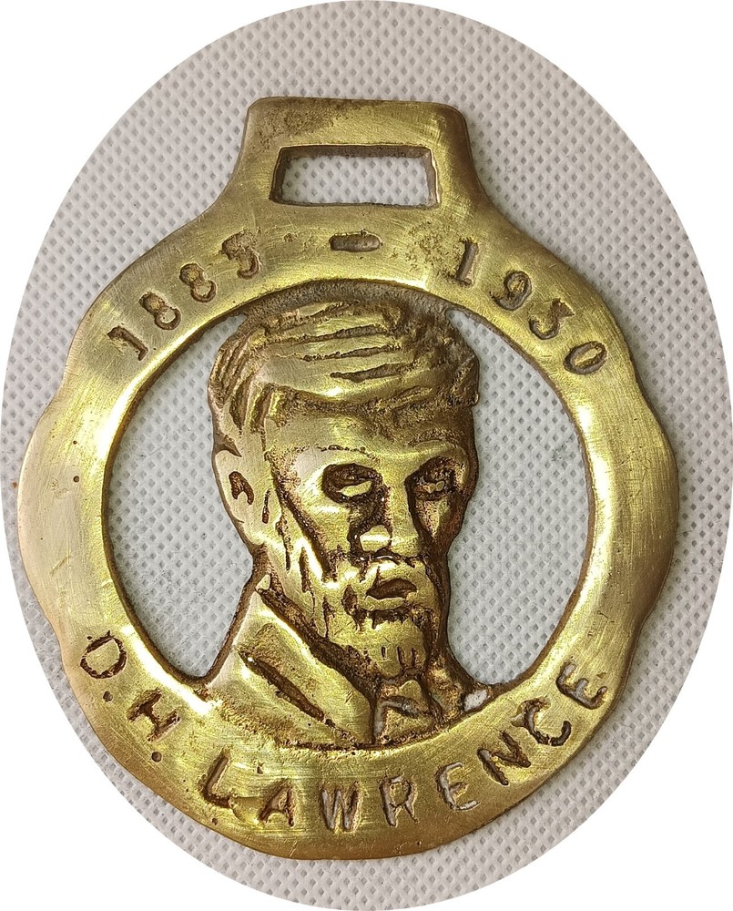 D. H. LAWRENCE  - horse brass (7472)