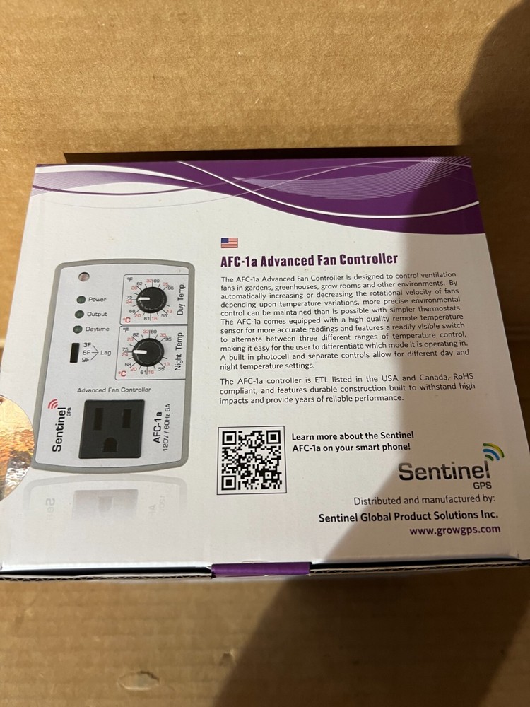 Sentinel GPS AFC-1a Advanced Fan Controller Brand New