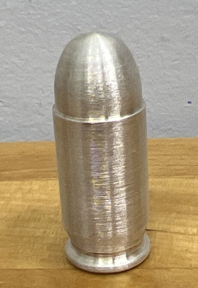 1 oz Silver Bullet .45 Caliber - .999 Fine