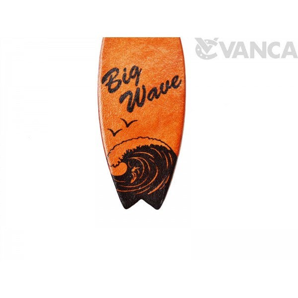 Surfboard Leather Keychain(L)