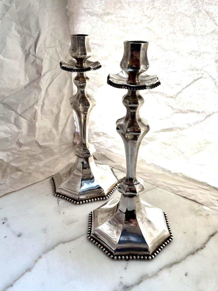 REED & BARTON VINTAGE No 737 Candlestick Pair