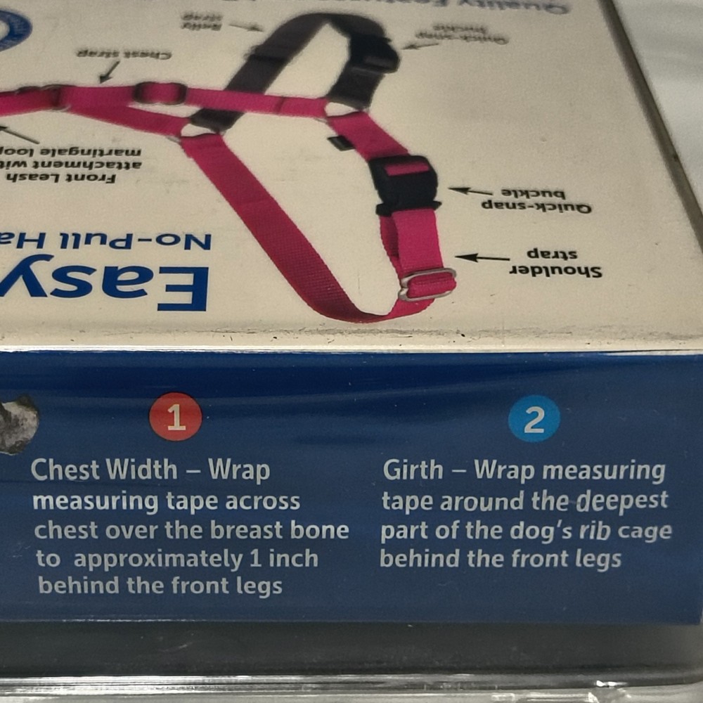 PetSafe Easy Walk No-Pull Harness-Size Medium 25-50lb-Pink-New