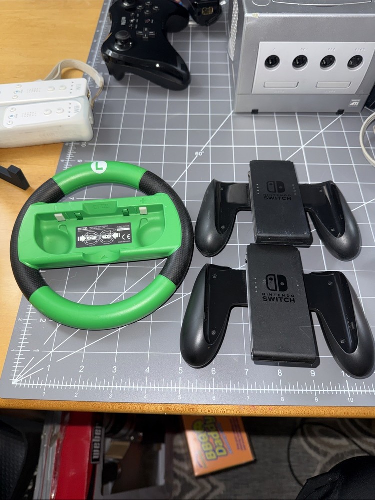 Official Nintendo Switch Wheel And Switch Rails