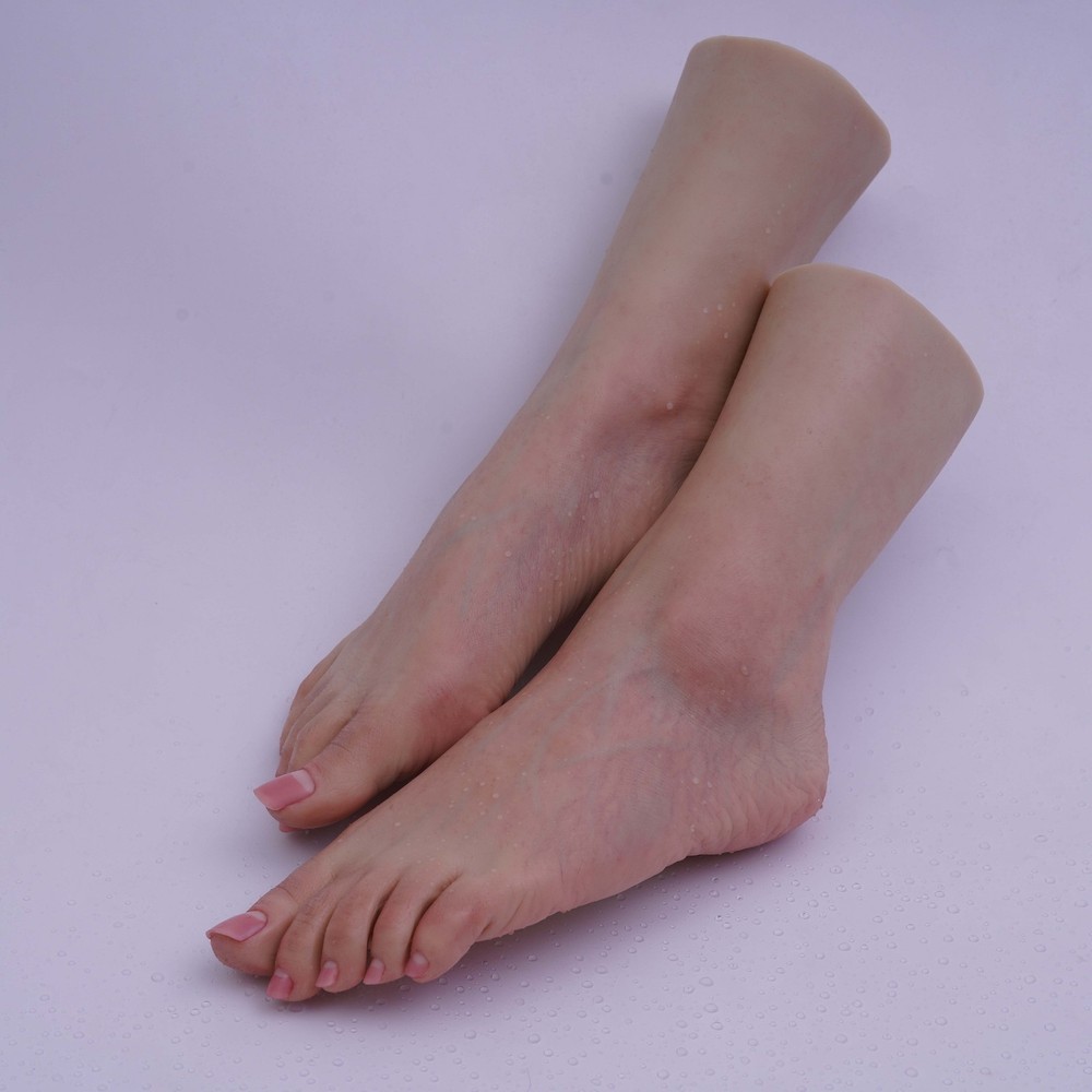 Top Configuration Silicone Female Mannequin Foot Display Model Bone positioning